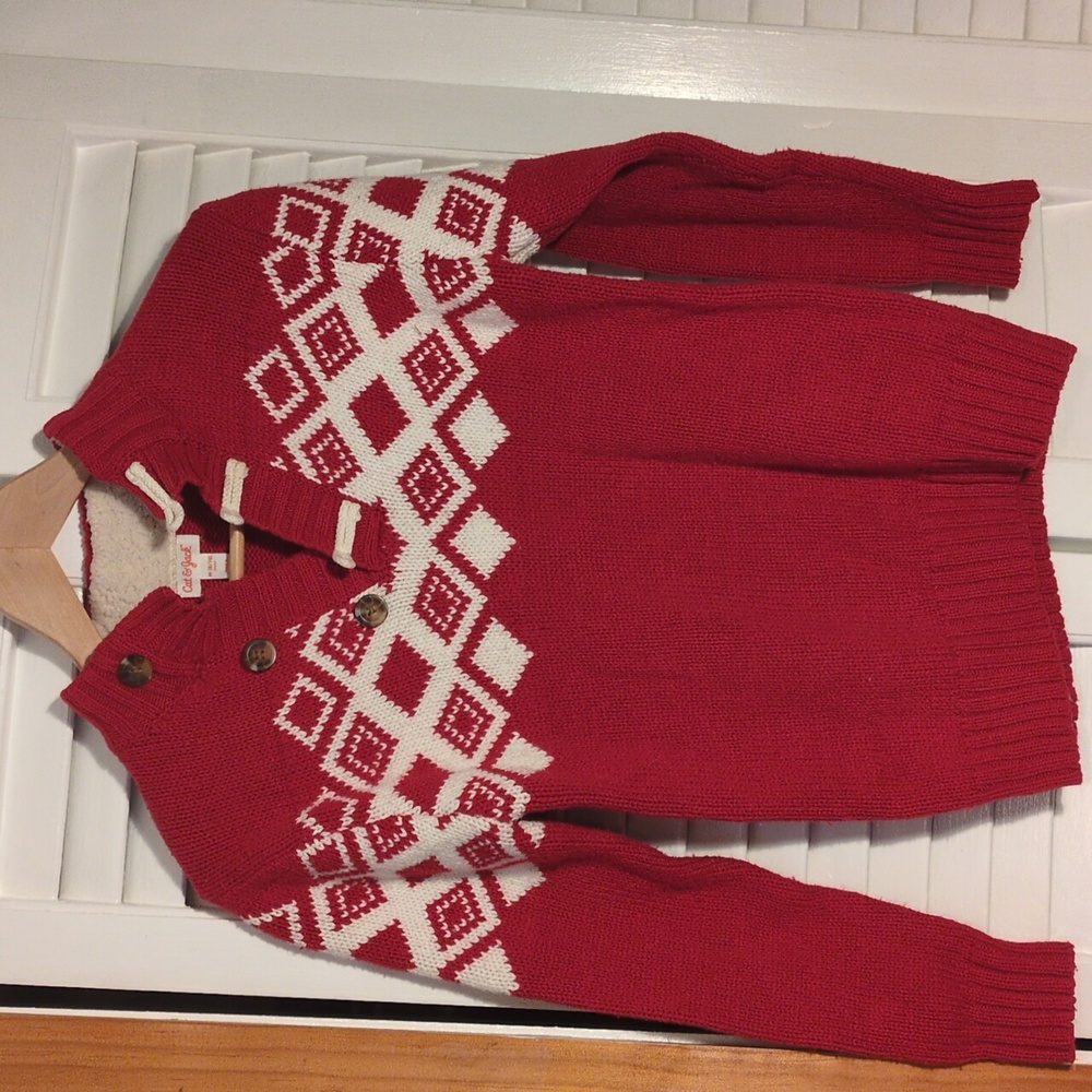Cat & Jack Fair Isle Sweater, Size 8-10